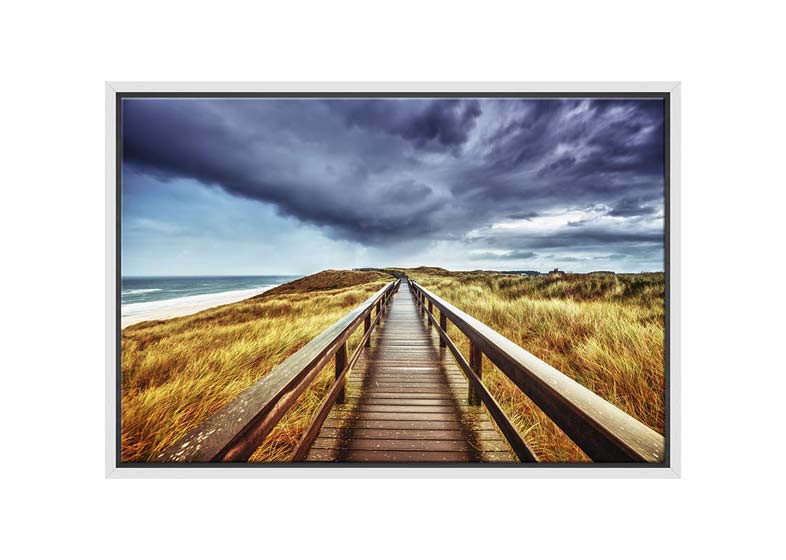 Beach Grass Boardwalk | Canvas Wall Art Print - Final Touch Decor