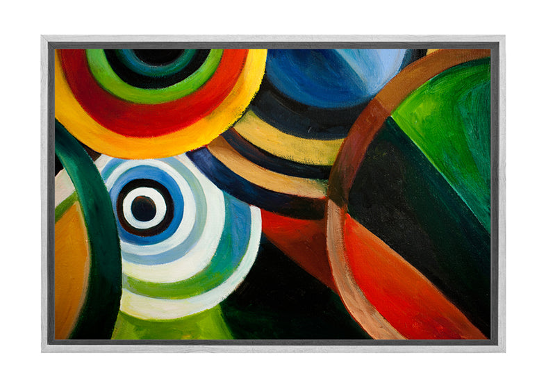 Bright Circles Abstract | Canvas Wall Art Print - Final Touch Decor