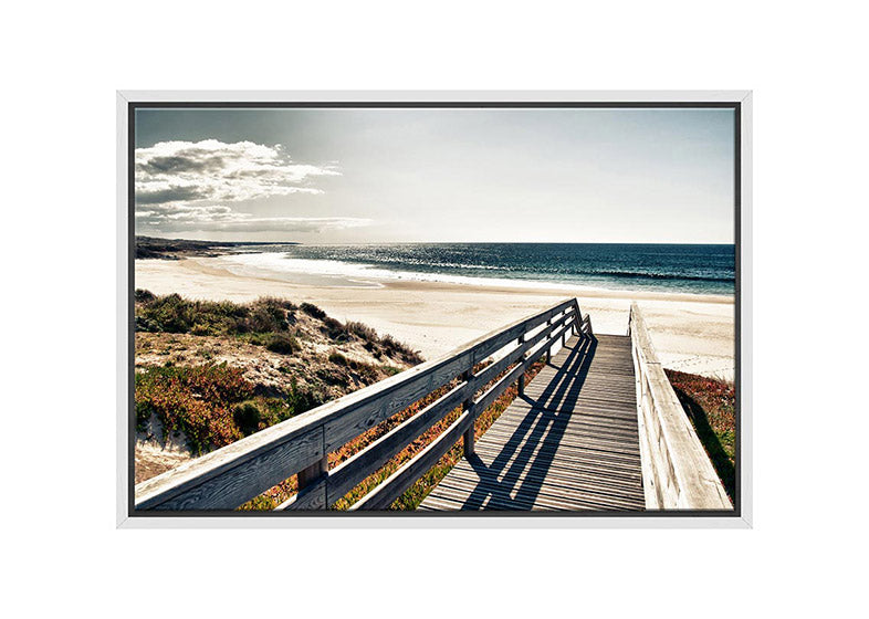 Jetty Over Dunes | Canvas Wall Art Print - Final Touch Decor