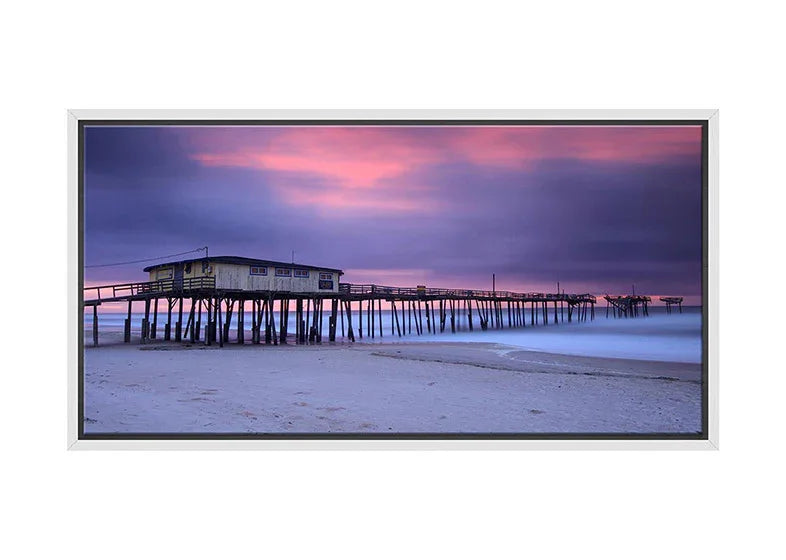 Old Beach Jetty | Canvas Wall Art Print - Final Touch Decor