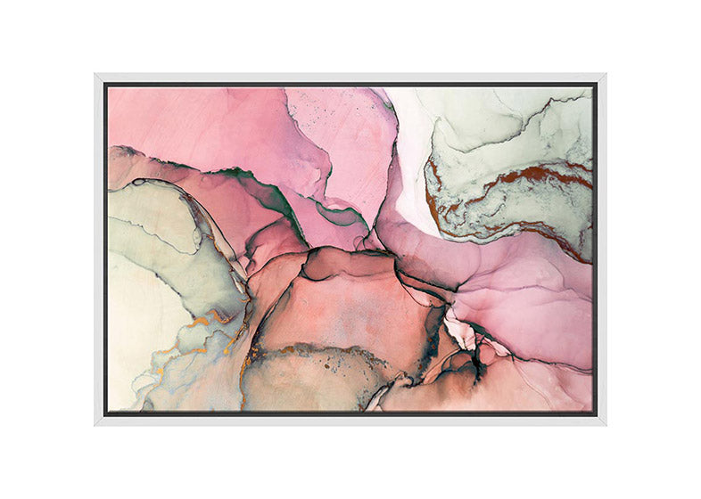 Lux Pink Abstract | Canvas Wall Art Print - Final Touch Decor