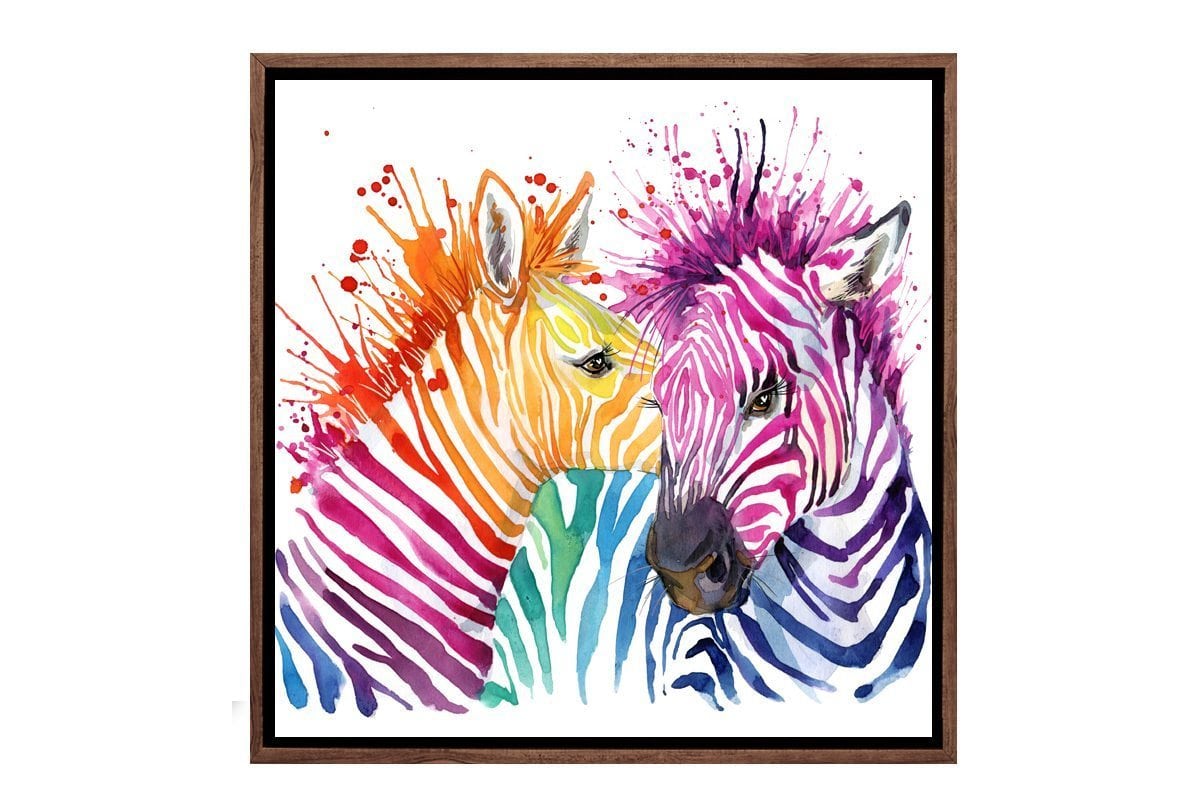 Zebra Abstract | Canvas Wall Art Print