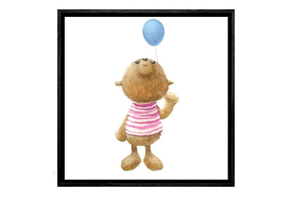 Balloon Bear | Canvas Wall Art Print