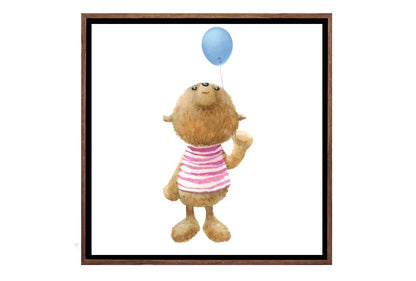 Balloon Bear | Canvas Wall Art Print