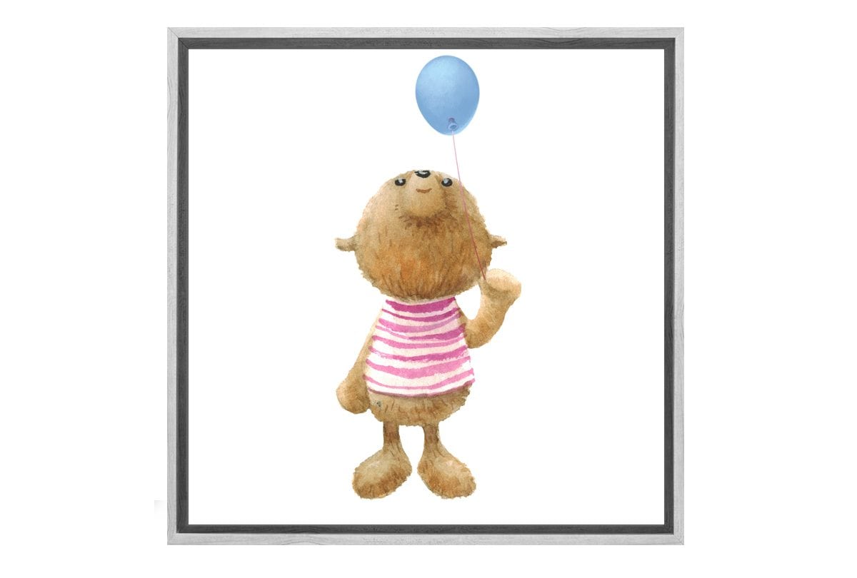Balloon Bear | Canvas Wall Art Print
