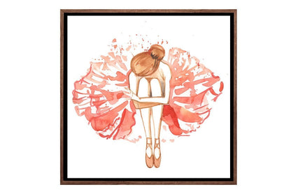 Ballerina Pink | Canvas Wall Art Print