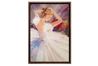 Ballerina White | Canvas Wall Art Decor