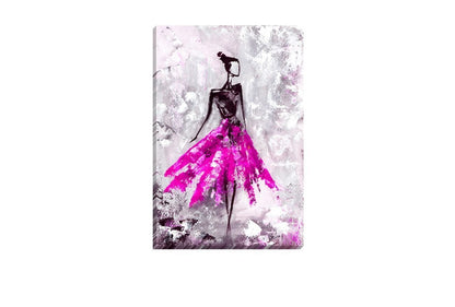 Woman in Pink | Canvas Art Print