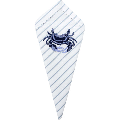 Napkin Crab Light Blue Stonewashed