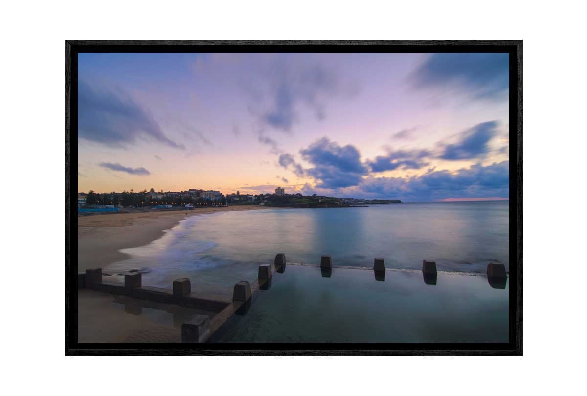 Daybreak Coogee Rock Pool, Sydney, Australia | Canvas Wall Art Print