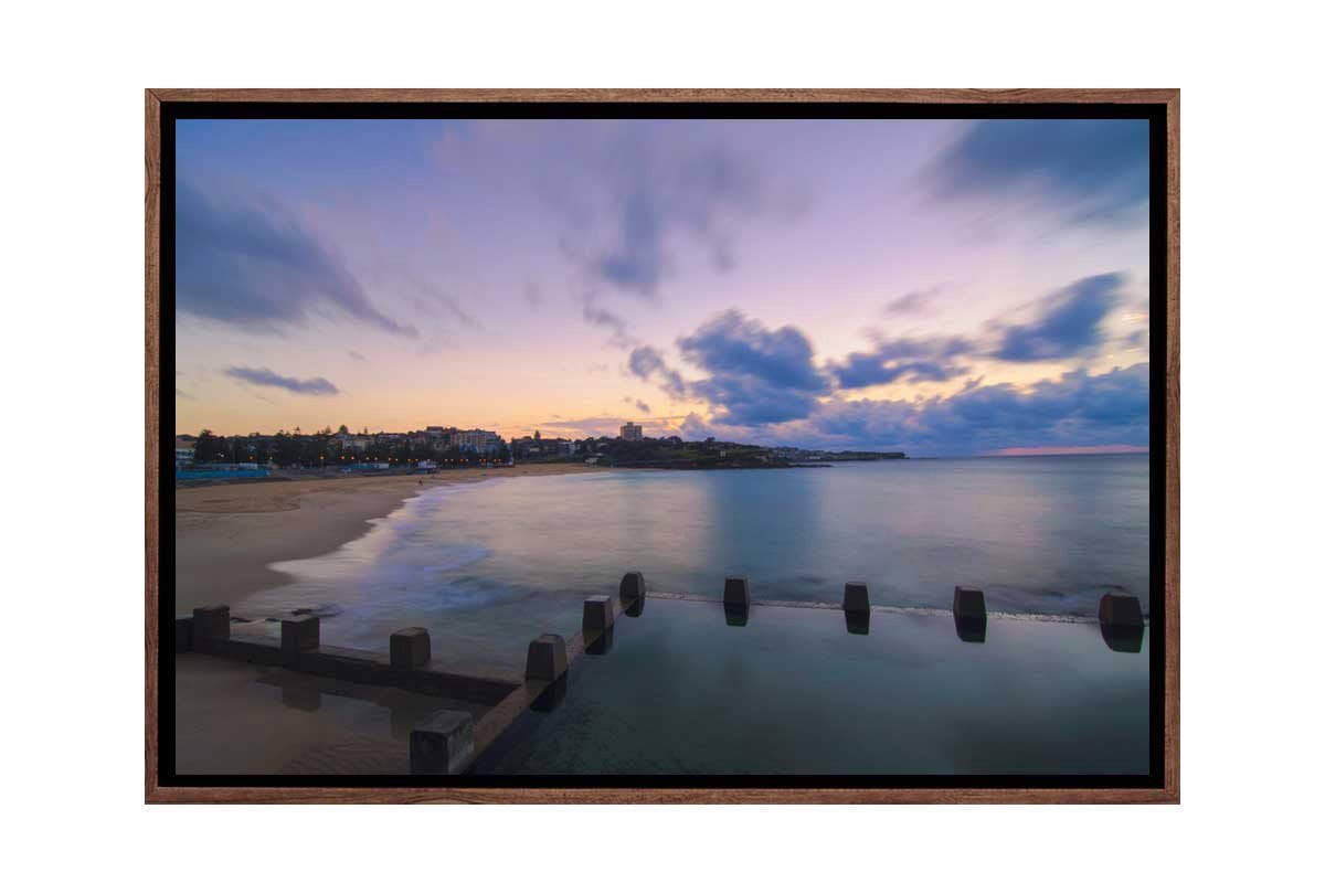 Daybreak Coogee Rock Pool, Sydney, Australia | Canvas Wall Art Print