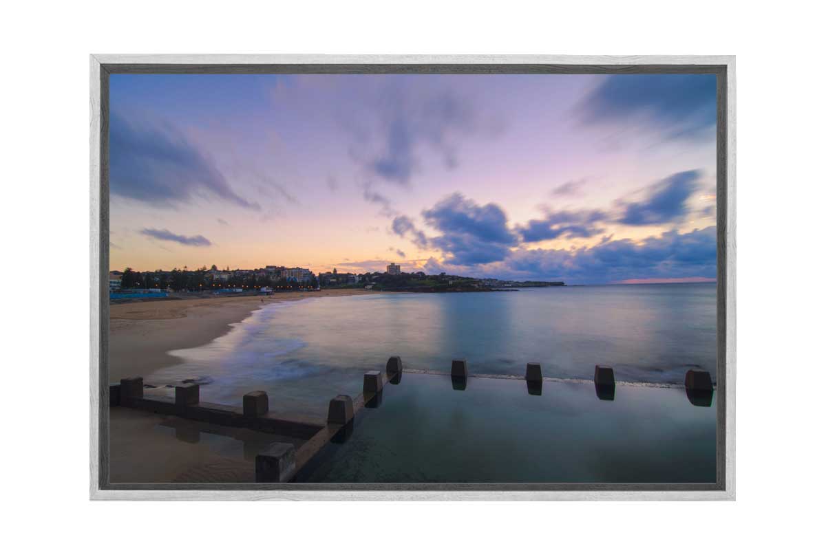 Daybreak Coogee Rock Pool, Sydney, Australia | Canvas Wall Art Print