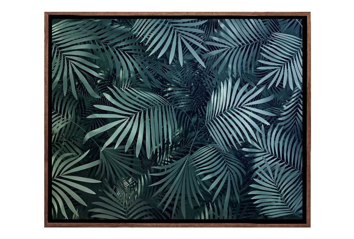 Jungle Palm Leaves | Wall Art Print