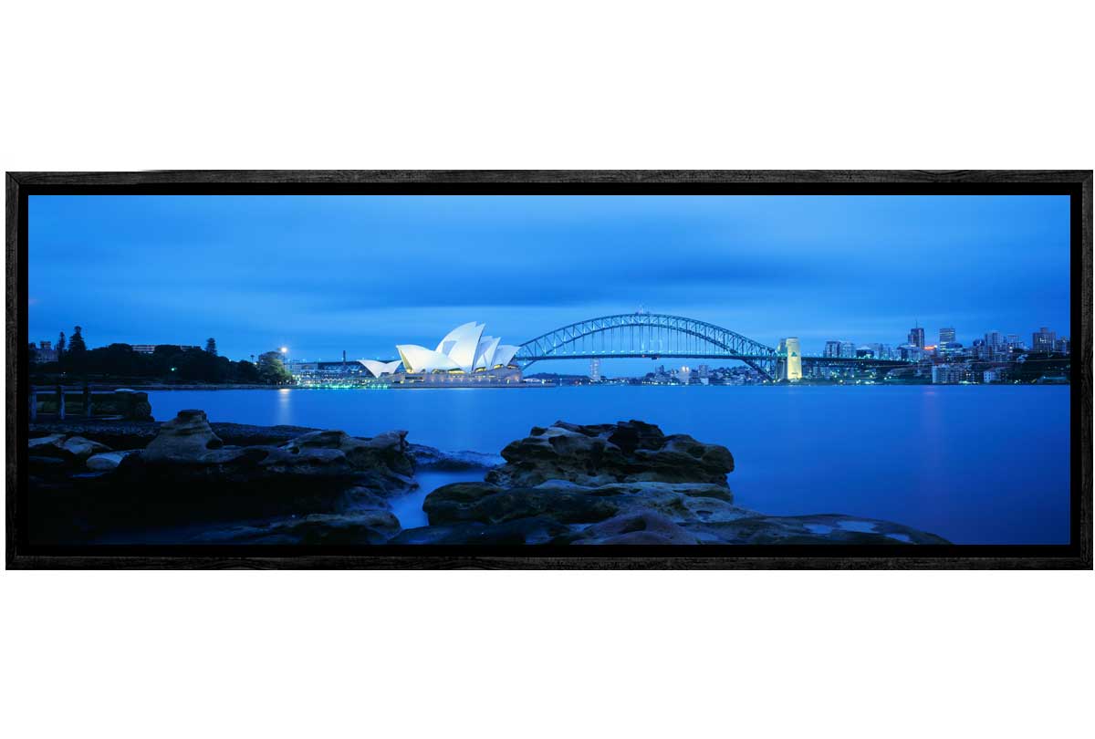 Sydney Harbour Bridge & Opera House | Canvas Wall Art Print