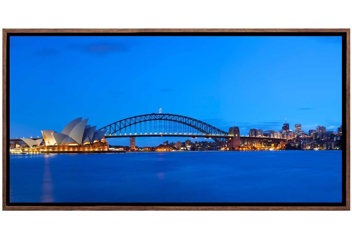 Sydney Harbour Bridge & Opera House 2 | Canvas Wall Art Print