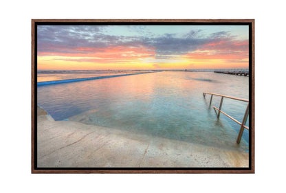 Narrabeen Ocean Pool, Australia | Canvas Wall Art Print