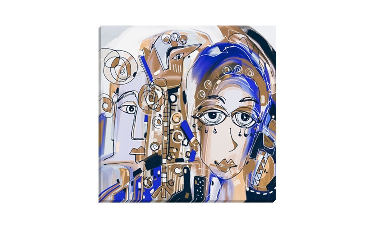 Abstract Lady | Canvas Wall Art Print - Final Touch Decor