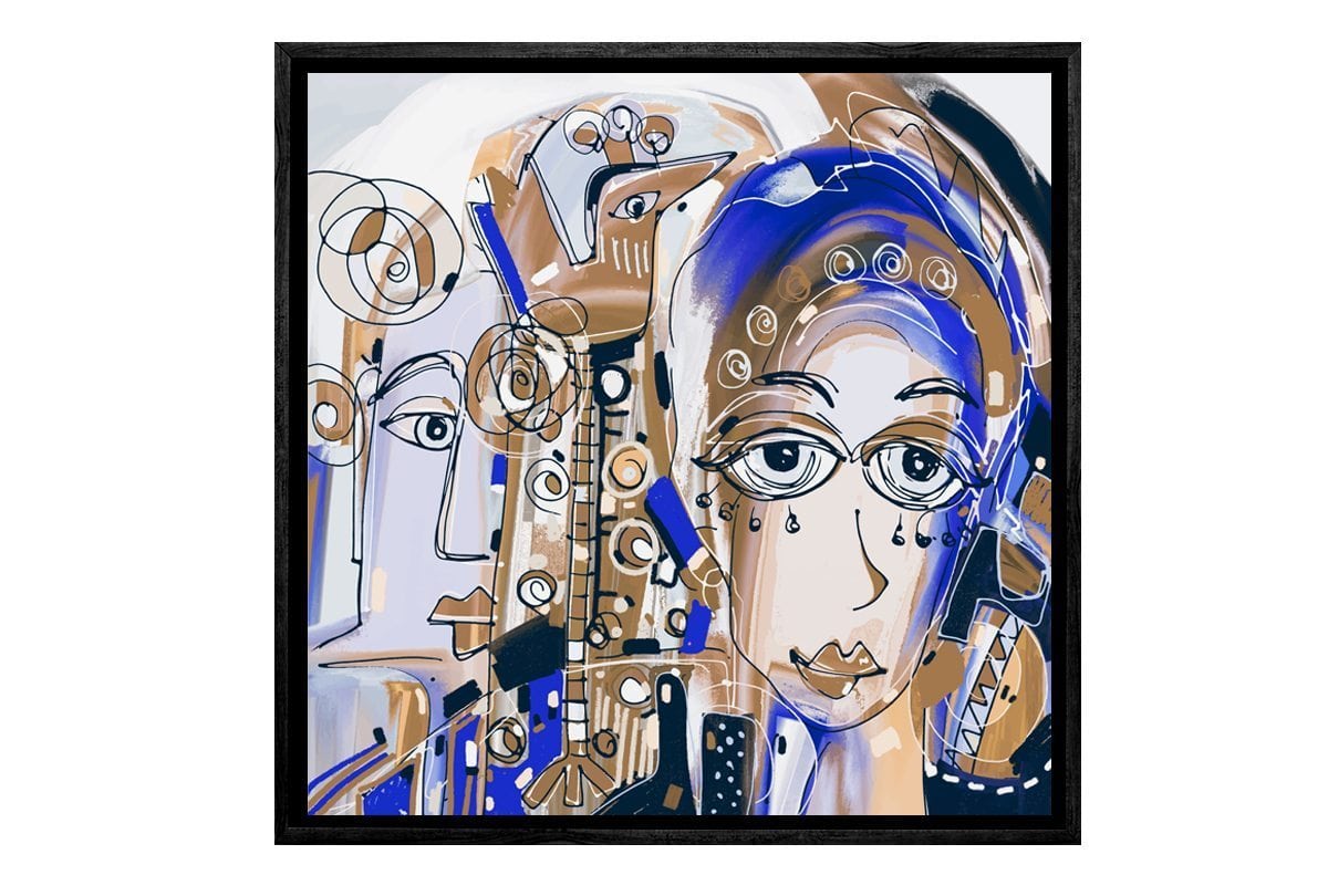 Abstract Lady | Canvas Wall Art Print - Final Touch Decor