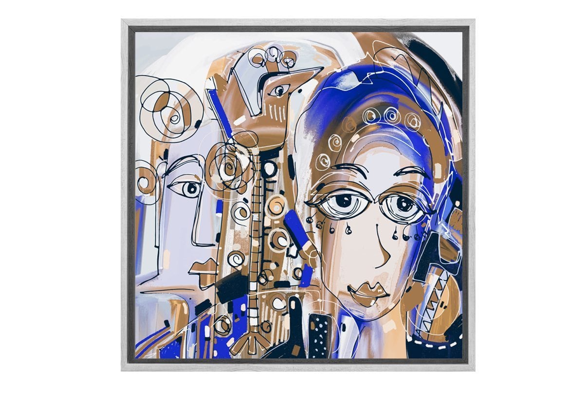 Abstract Lady | Canvas Wall Art Print - Final Touch Decor