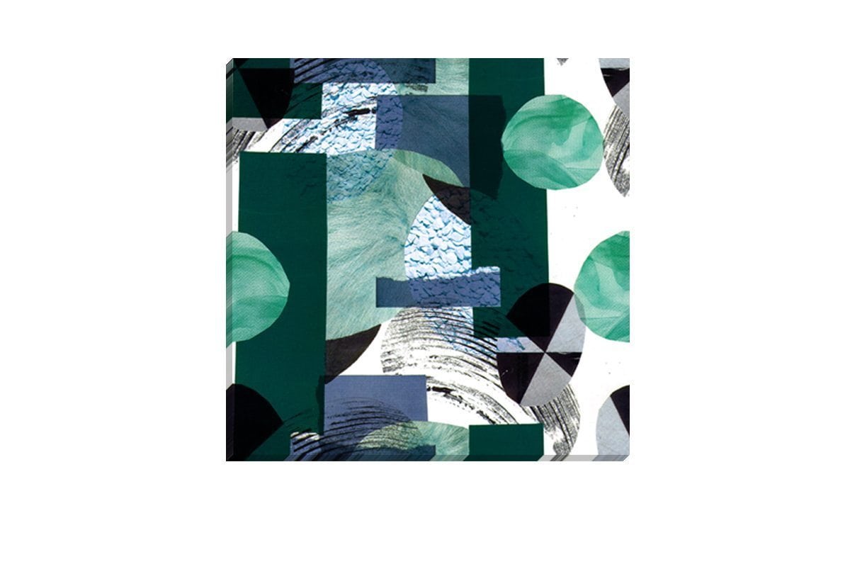 Green Abstract | Canvas Wall Art Print
