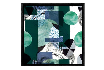 Green Abstract | Canvas Wall Art Print