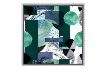 Green Abstract | Canvas Wall Art Print