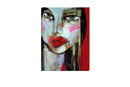 Femme Fatal Abstract | Canvas Wall Art Decor