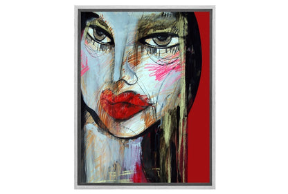 Femme Fatal Abstract | Canvas Wall Art Decor
