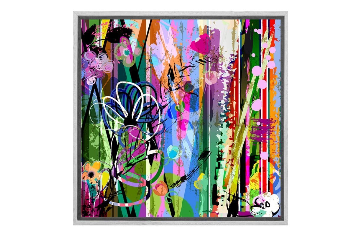 Daisy Abstract | Canvas Wall Art Print