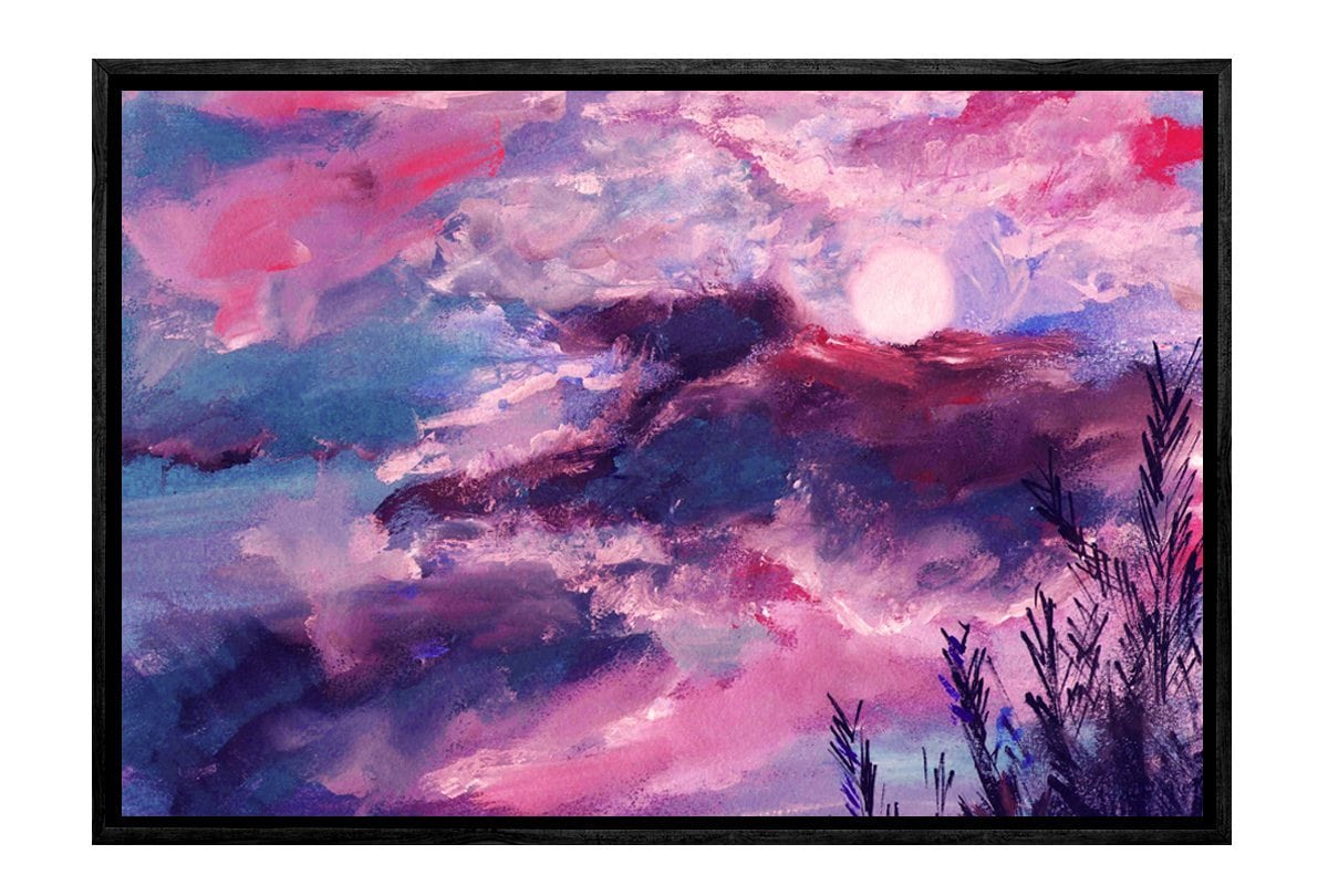 Sunset Abstract | Canvas Art Print