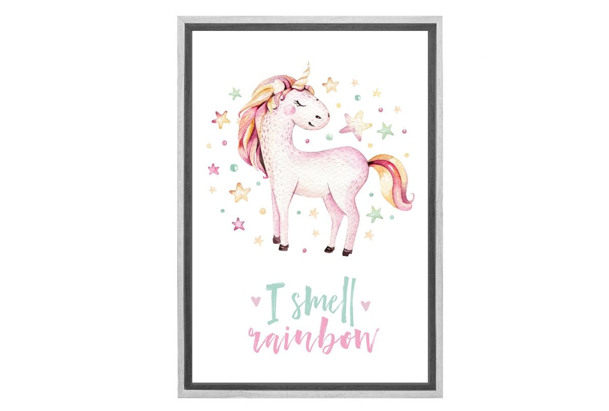 Unicorn Rainbow | Canvas Wall Art Print