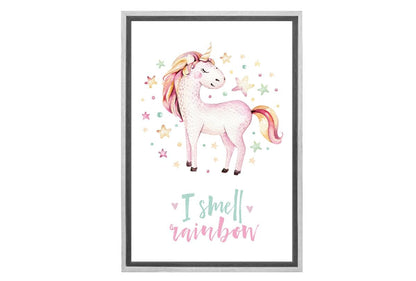Unicorn Rainbow | Canvas Wall Art Print