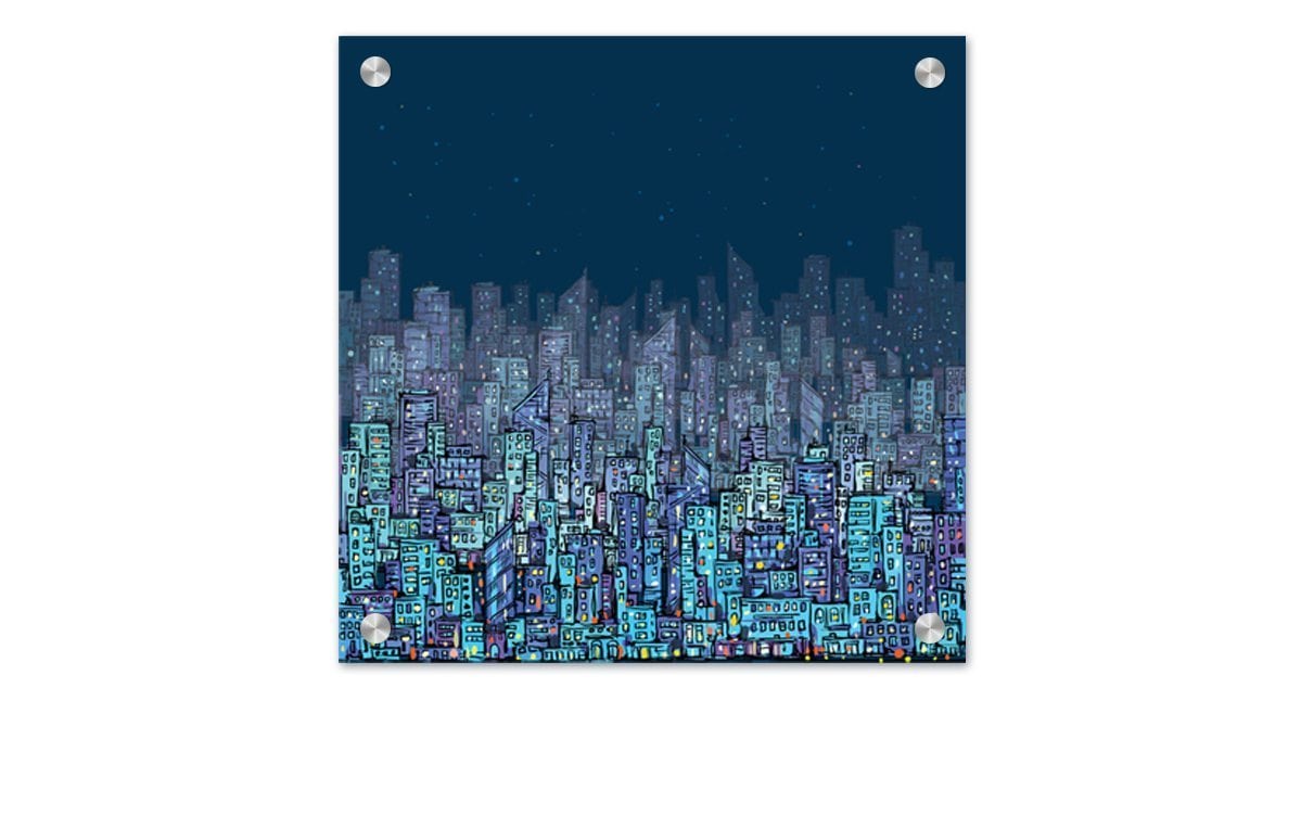 City Lights | Canvas Wall Art Print