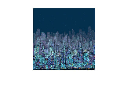 City Lights | Canvas Wall Art Print