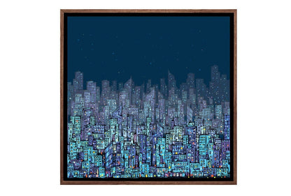 City Lights | Canvas Wall Art Print