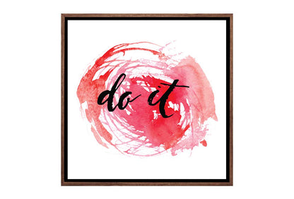 Do it | Canvas Wall Art Print