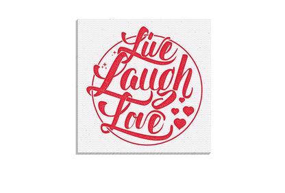 Live Laugh Love | Canvas Wall Art Print