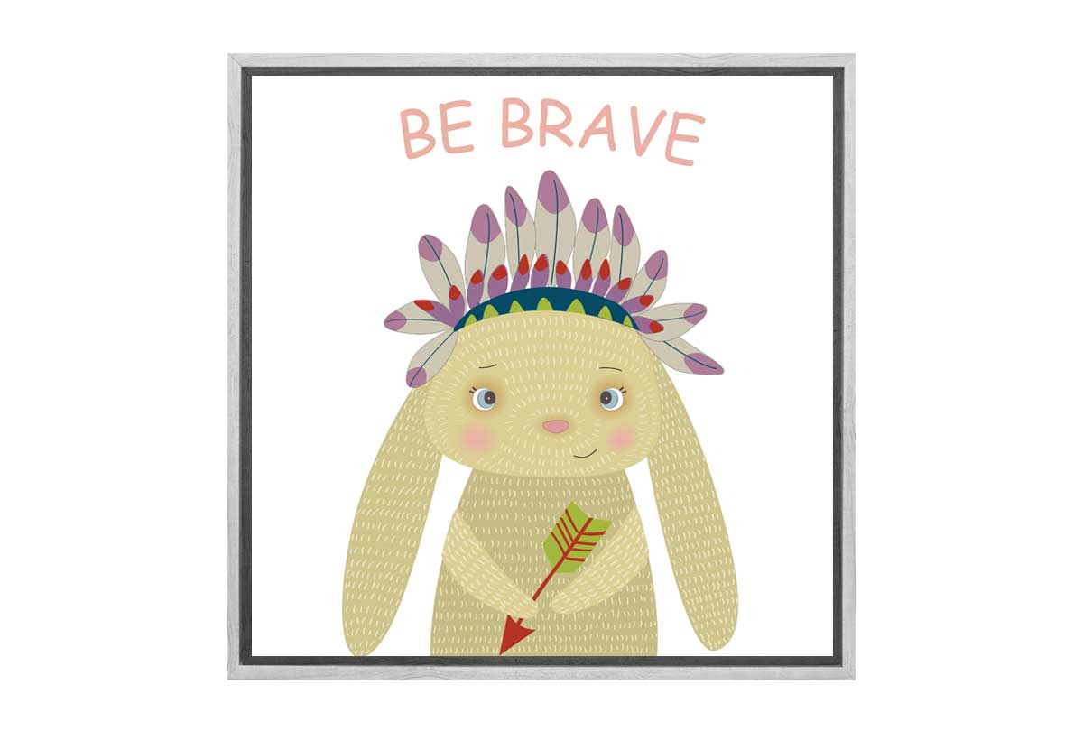 Be Brave | Canvas Wall Art Print