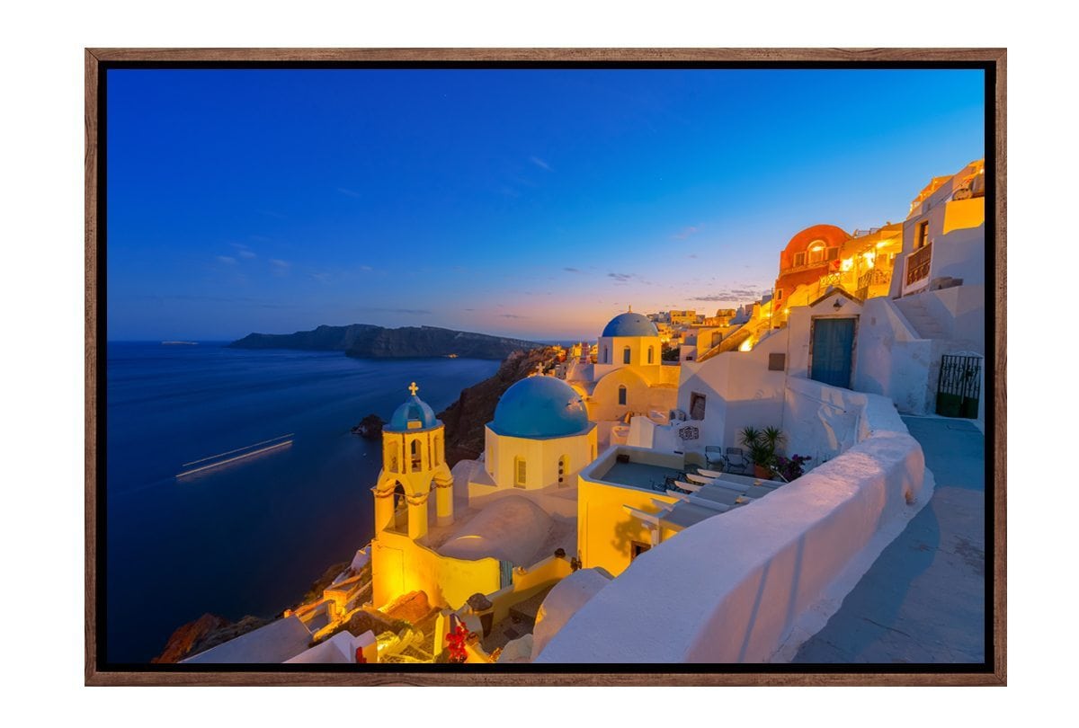 Santorini Island, Greece | Canvas Art Print