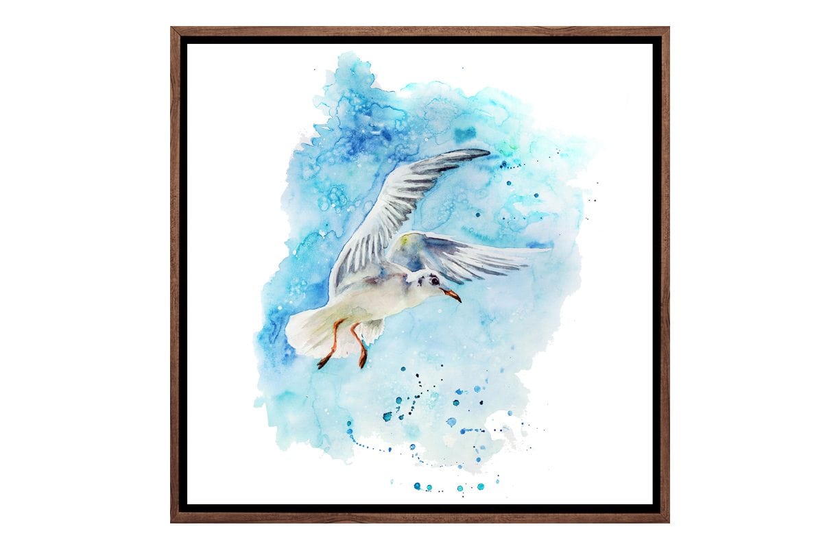 Gull | Bird Canvas Wall Art Print