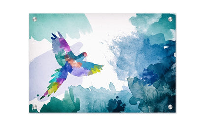 Jungle Parrot | Canvas Wall Art Print