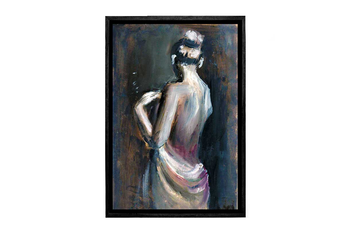 Naked Lady Painting | Canvas Wall Art Print