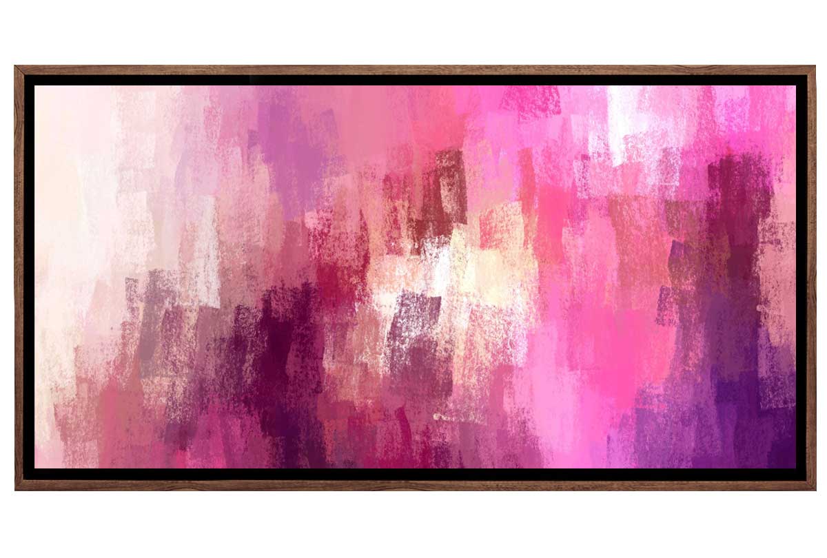 Pink and Purple Abstract 2 | Canvas Wall Art Print