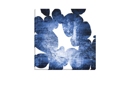 Blue Denim Custom Abstract | Canvas Wall Art Print