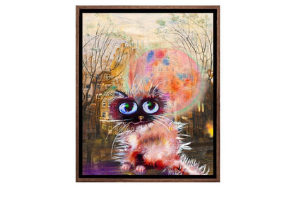 Cat Series | Yard Cat | Canvas Wall Art Decor