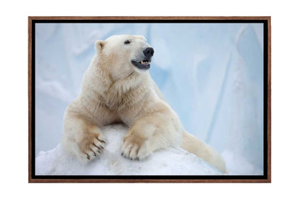 Polar Bear Portrait | Canvas Wall Art Print