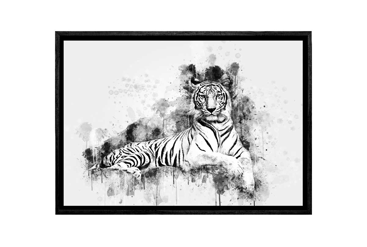 Majestic White Tiger | Canvas Wall Art Print