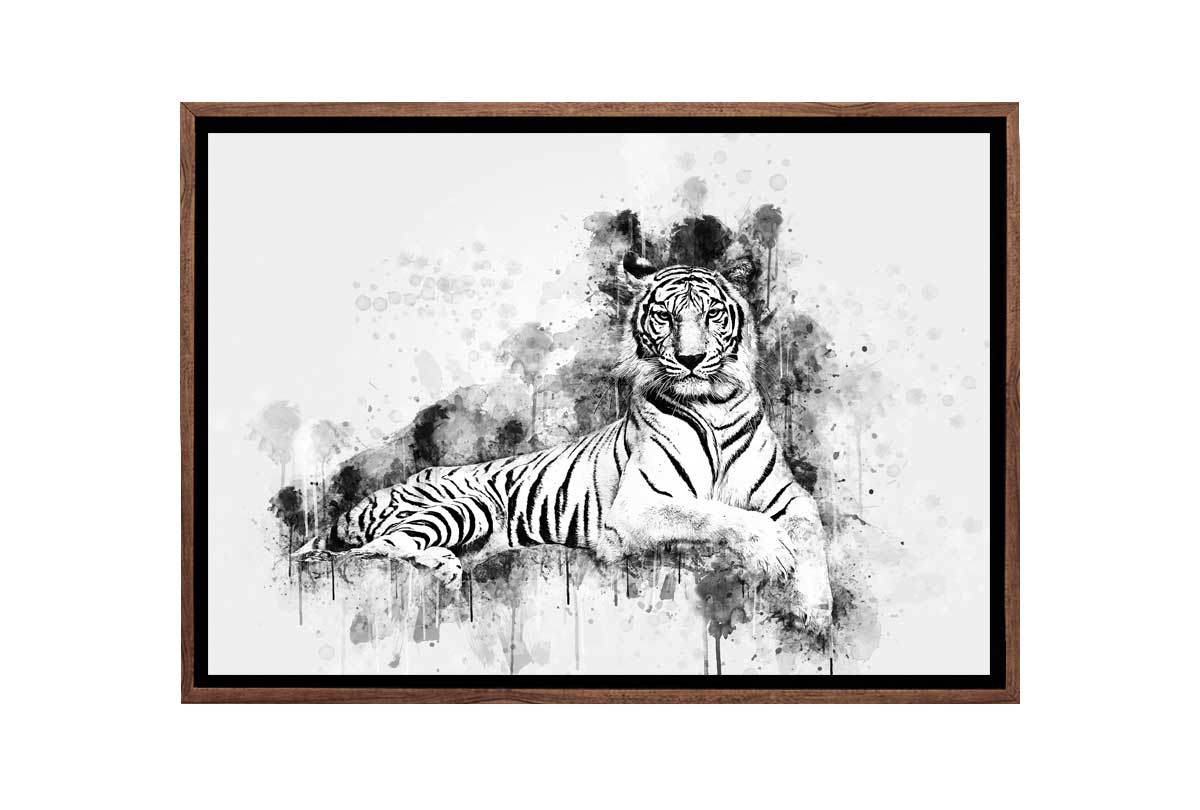 Majestic White Tiger | Canvas Wall Art Print