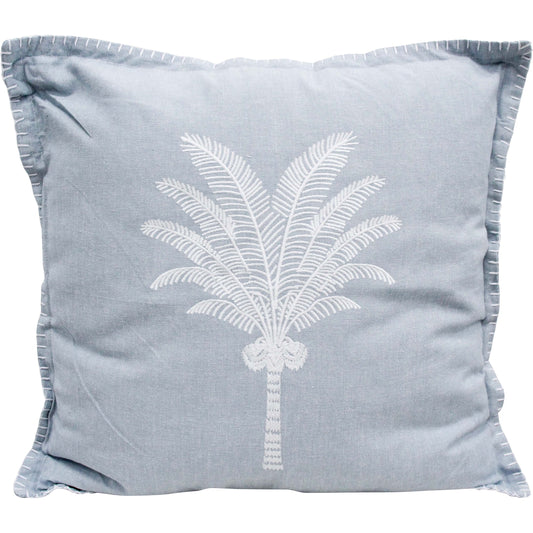Cushion Palm Cove Light Blue - 46 x 46cm