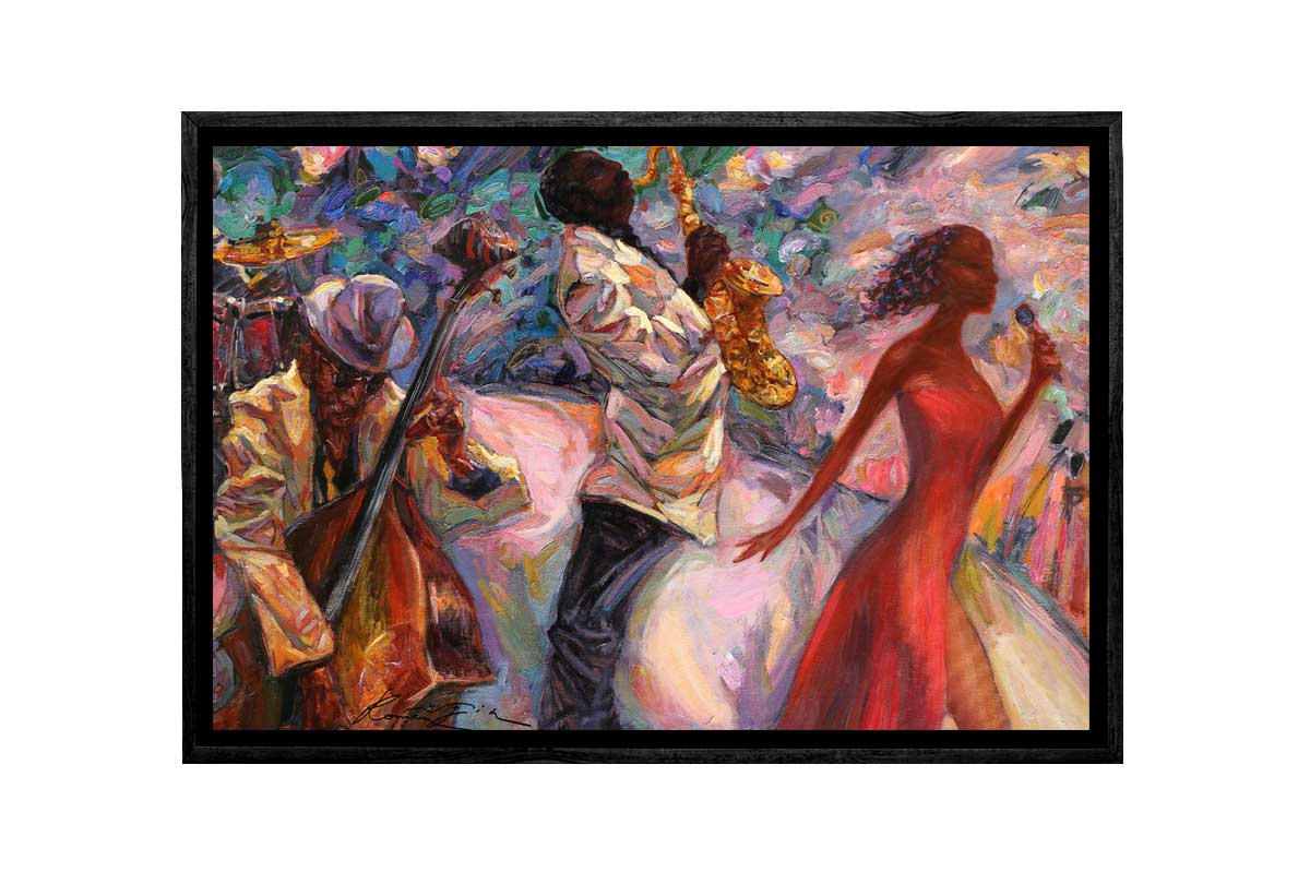 The Jazz Singer | Canvas Wall Art Print